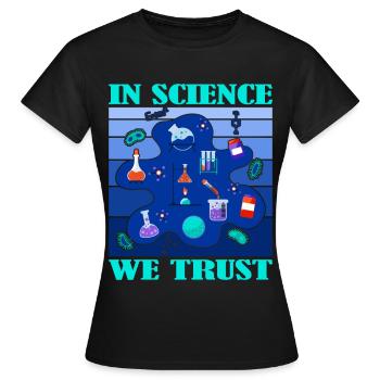 Science Research Laboratory Studies - Women's T-Shirt - black - Front - AI Model Female 172 dark (172cm)