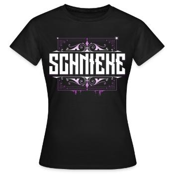 Schnieke - Berlinerin - Frauen T-Shirt - Schwarz - Vorne - AI Model Female 172 dark (172cm)