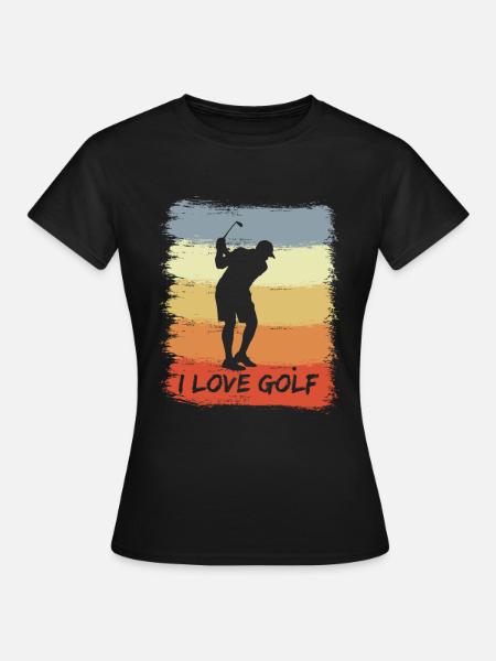Golf Enthusiast - Frauen T-Shirt - Schwarz