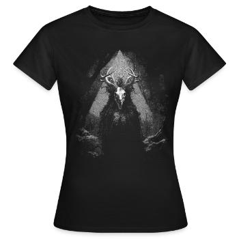 Le chaman - T-shirt Femme - noir - Devant - AI Model Female 172 dark (172cm)