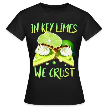 Amateurs de gâteaux au citron vert et boulangers - T-shirt Femme - noir - Devant - AI Model Female 172 dark (172cm)