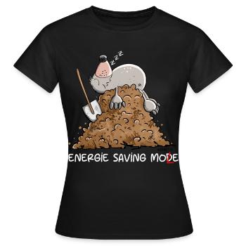 Lazy Mole I Foul Throw Pun I Chill - Women's T-Shirt - black - Front - AI Model Female 172 dark (172cm)