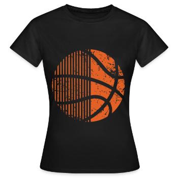 Basketball Basketballer - Frauen T-Shirt - Schwarz - Vorne - AI Model Female 172 dark (172cm)