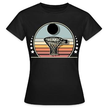 Basketball Basketballer - Frauen T-Shirt - Schwarz - Vorne - AI Model Female 172 dark (172cm)