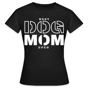 Beste Hundemama aller Zeiten - Frauen T-Shirt - Schwarz - Vorne - AI Model Female 172 dark (172cm)