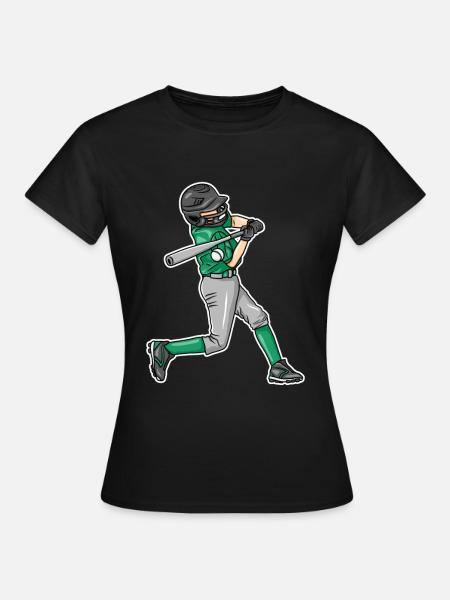 Baseball Jungs - Frauen T-Shirt - Schwarz
