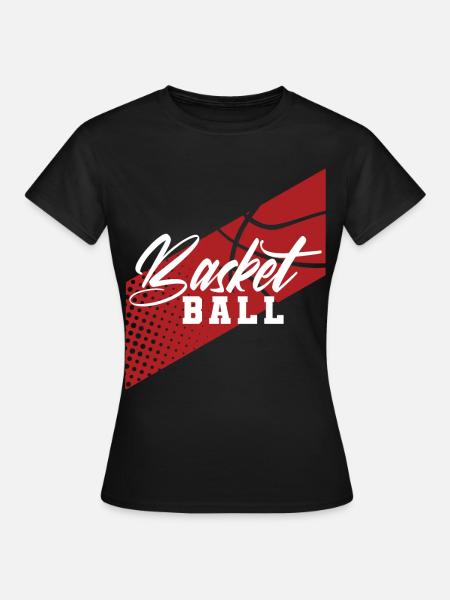 Basketball Basketballer - Frauen T-Shirt - Schwarz