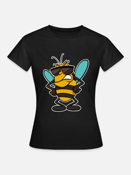 Biene - Frauen T-Shirt - Schwarz