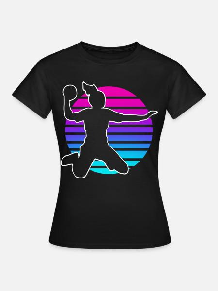 Handball Handballerin Frauen Handball - Frauen T-Shirt - Schwarz