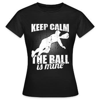 Baseball Catcher - Frauen T-Shirt - Schwarz - Vorne - AI Model Female 172 dark (172cm)