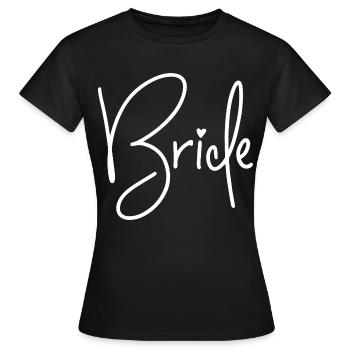 Bride - Braut - Women's T-Shirt - black - Front - AI Model Female 172 dark (172cm)
