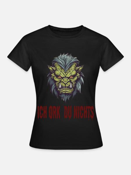 Ork Design - Frauen T-Shirt - Schwarz