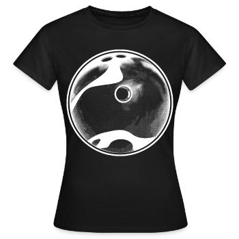 Boule de bowling - T-shirt Femme - noir - Devant - AI Model Female 172 dark (172cm)