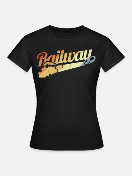 Eisenbahn Motivation - Frauen T-Shirt - Schwarz