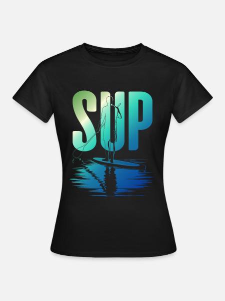 SUP - Frauen T-Shirt - Schwarz