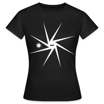 Le pauvre oiseau - T-shirt Femme - noir - Devant - AI Model Female 172 dark (172cm)