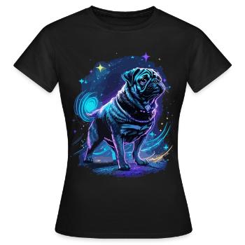 Carlin Magie de Minuit - T-shirt Femme - noir - Devant - AI Model Female 172 dark (172cm)