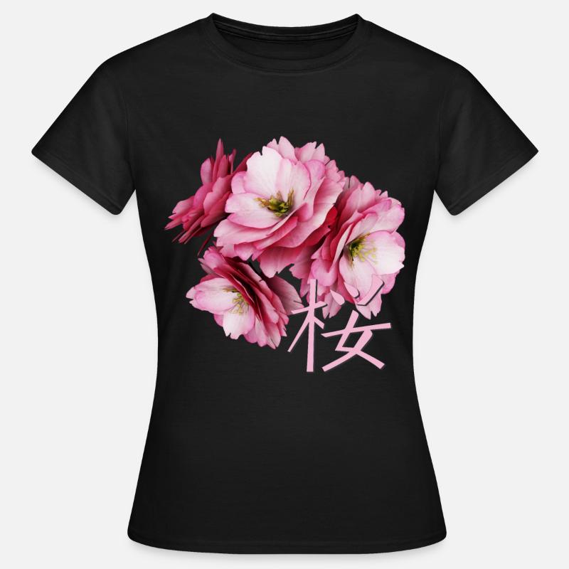 Cherry Blossom - Women's T-Shirt - black