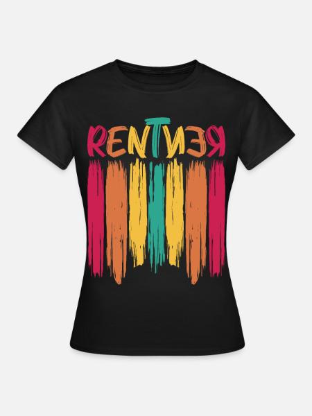 Rentner - Frauen T-Shirt - Schwarz