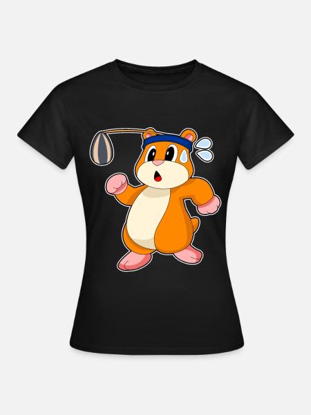 Hamster Samen - Frauen T-Shirt - Schwarz