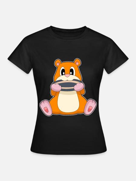 Hamster Samen - Frauen T-Shirt - Schwarz