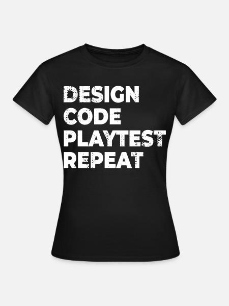 Spielentwicklung Progress - Frauen T-Shirt - Schwarz