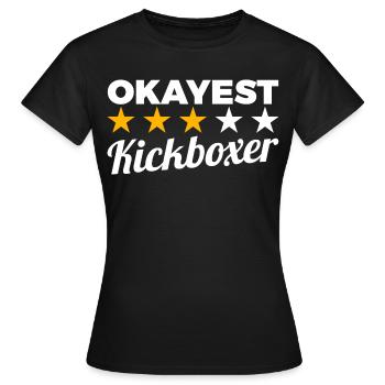 Kickboxeur moyen - T-shirt Femme - noir - Devant - AI Model Female 172 dark (172cm)