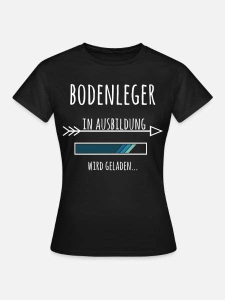 Bodenleger Ausbildung Geschenk Beruf Handwerk - Frauen T-Shirt - Schwarz