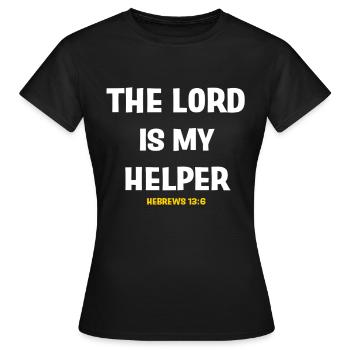 Jesus, Jesus, Jesus Christ Christ Christ Christ - Frauen T-Shirt - Schwarz - Vorne - AI Model Female 172 dark (172cm)