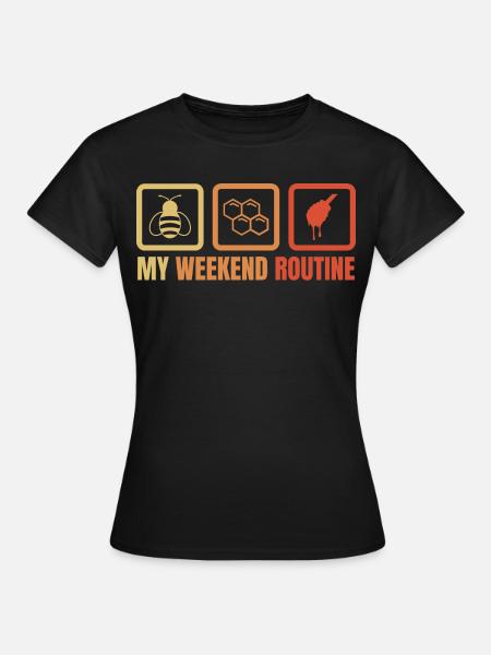 Imker Wochenende - Frauen T-Shirt - Schwarz