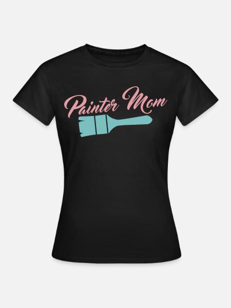 Malerin Lackiererin - Frauen T-Shirt - Schwarz