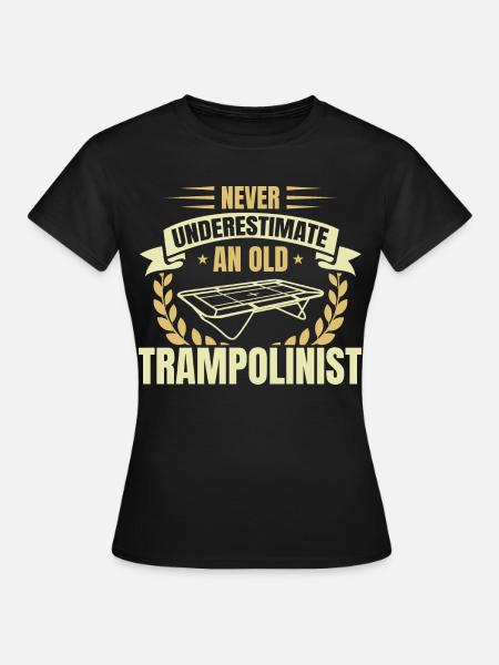 Trampolin Großvater - Frauen T-Shirt - Schwarz