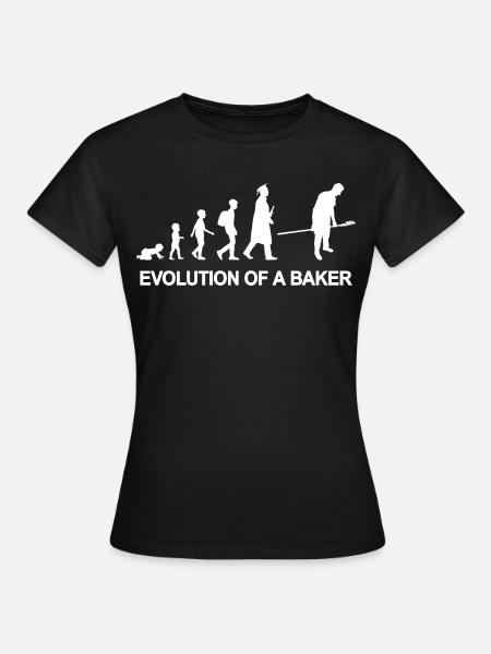 Entwicklung eines Bäckers - Frauen T-Shirt - Schwarz