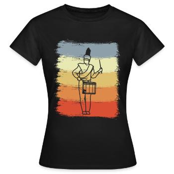 fanfare - T-shirt Femme - noir - Devant - AI Model Female 172 dark (172cm)