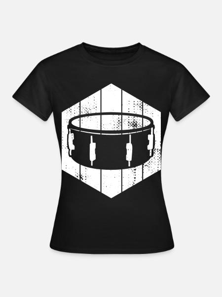 Kleine Trommel - Frauen T-Shirt - Schwarz