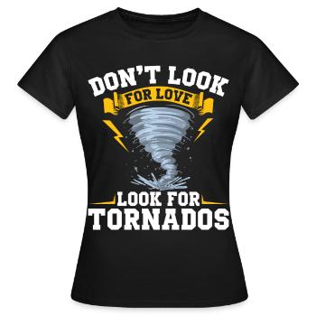 Sturmjäger Shirts | Unwetter Sturm Blitz Geschenke - Frauen T-Shirt - Schwarz - Vorne - AI Model Female 172 dark (172cm)