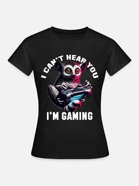 Gaming Zocken Maki Geschenk - Frauen T-Shirt - Schwarz