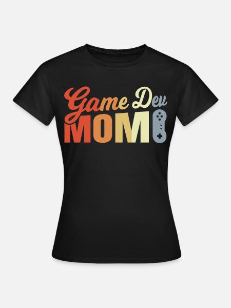Spielentwickler Mutter - Frauen T-Shirt - Schwarz
