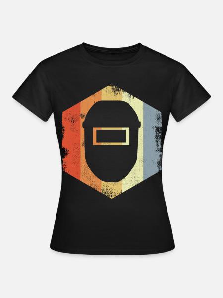 Masque de soudeur - T-shirt Femme - noir