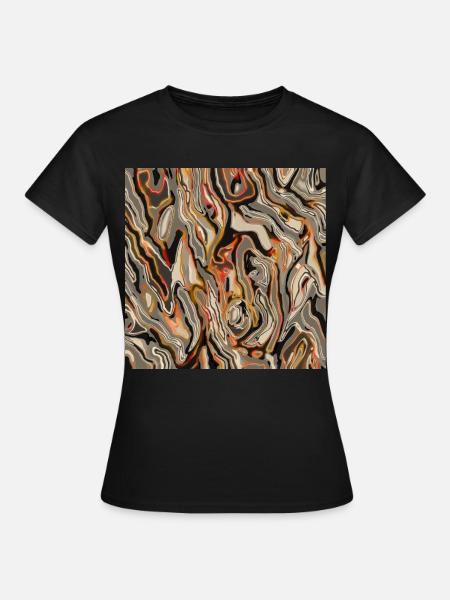 Holz ähnlich - Frauen T-Shirt - Schwarz