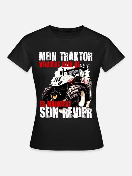 Steyr Traktor Spruch - Frauen T-Shirt - Schwarz