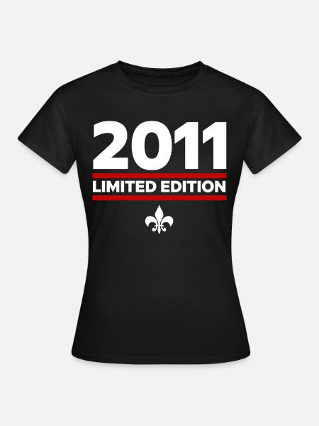 2011 Limited Edition - Frauen T-Shirt - Schwarz