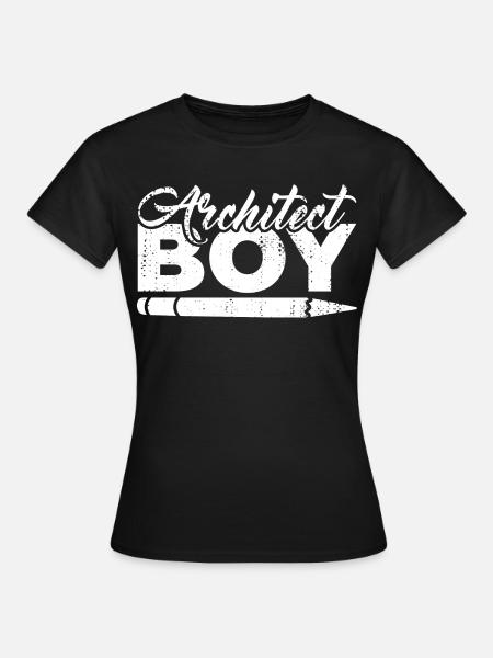 Architekt Junge - Frauen T-Shirt - Schwarz