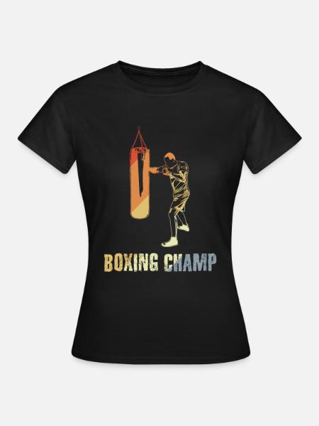 Box Champion - Frauen T-Shirt - Schwarz