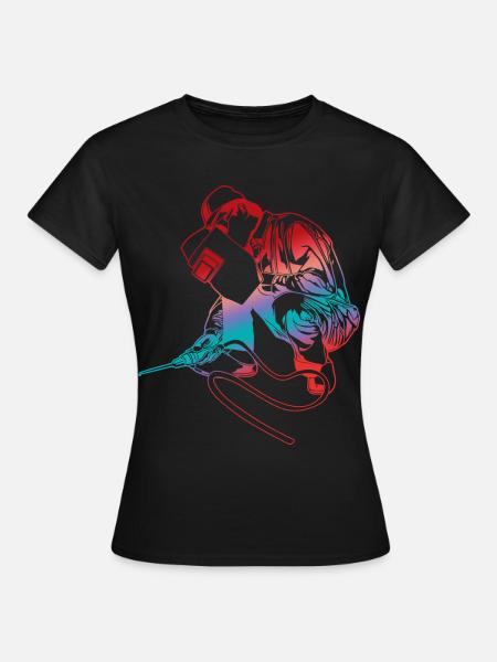 Schweißen - Frauen T-Shirt - Schwarz
