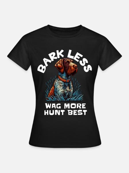 Jagdhund Jagdsaison Jäger Vierbeiner - Frauen T-Shirt - Schwarz