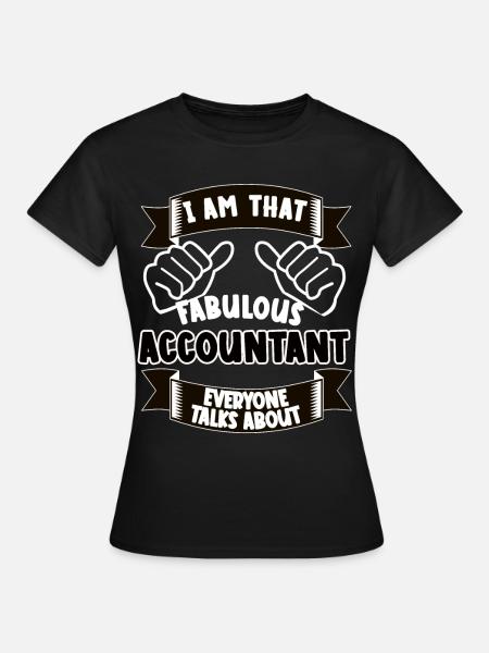 Buchhalter Lustiger Spruch Geschenk - Frauen T-Shirt - Schwarz