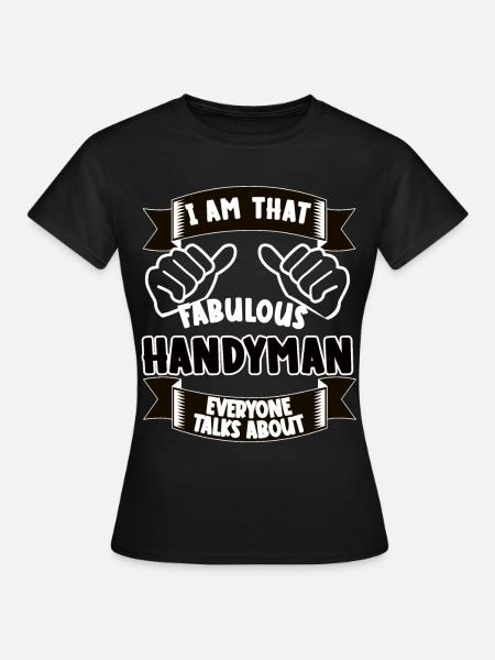 Handwerker Lustiger Spruch Geschenkidee - Frauen T-Shirt - Schwarz