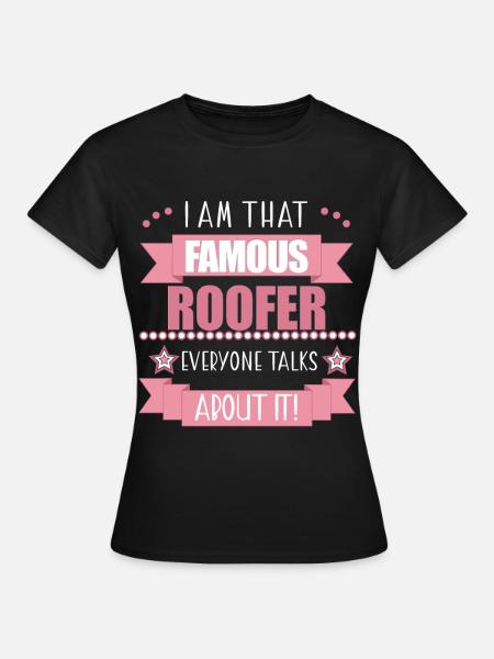 Dachdeckerin Beruf Damen Geschenk - Frauen T-Shirt - Schwarz
