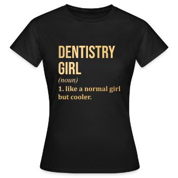 Dentiste Dentiste Dentiste - T-shirt Femme - noir - Devant - AI Model Female 172 dark (172cm)
